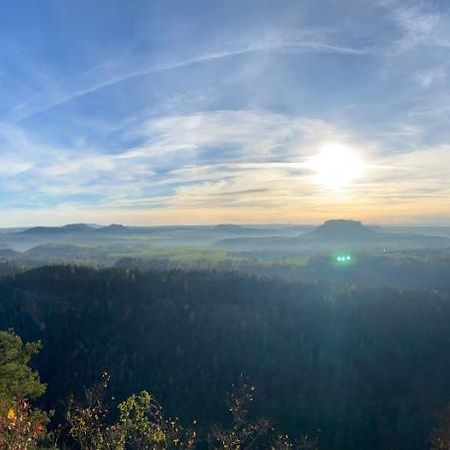 Am Fusse Zur Napoleonschanze Hohnstein Exteriér fotografie